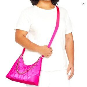 EUC TARGET WILD FABLE HEART QUILTED CROSSBODY TIK TOK